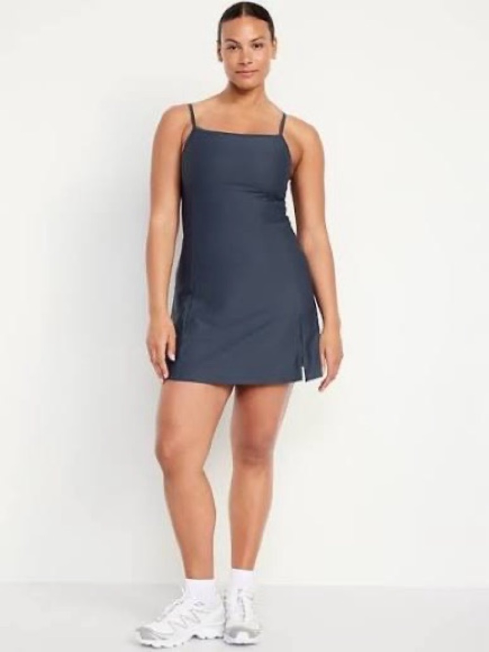 NWT Old Navy PowerSoft Cami Athletic Dress Women’s Size M Dusk Navy